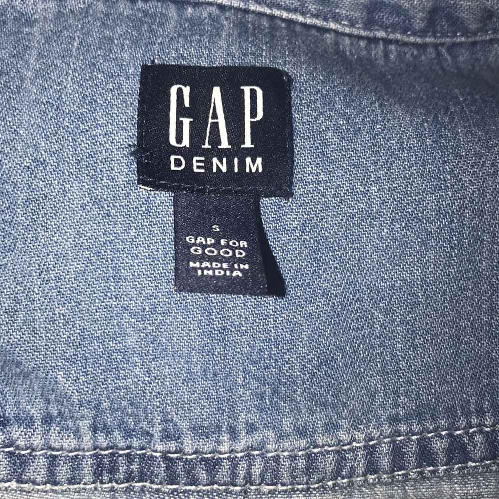 Gap denim long sleeve dress - Picture 2 of 3